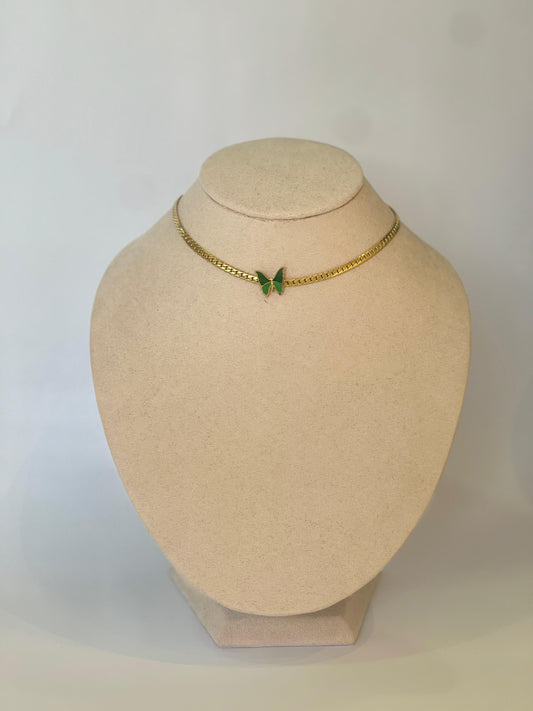 Collar mariposa