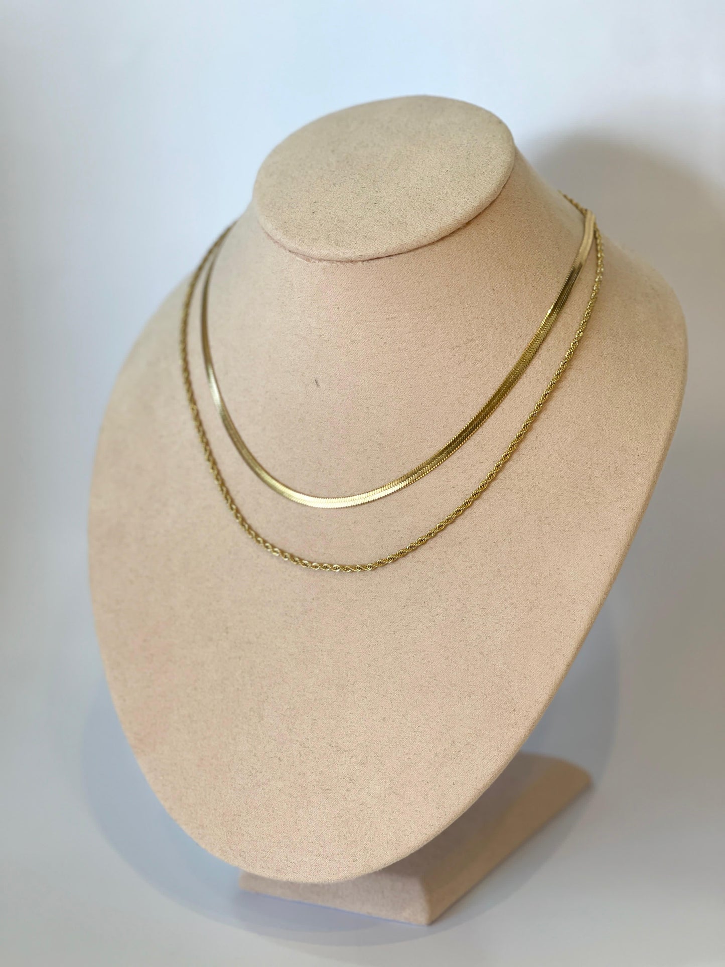 Collar doble dorado