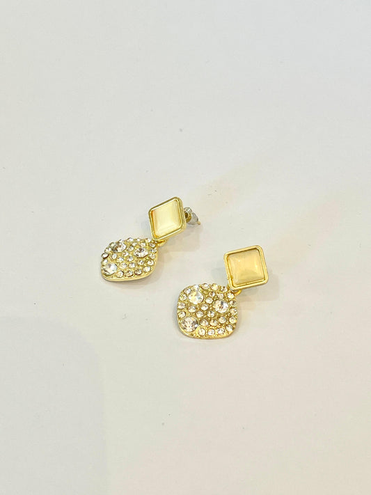 Aretes grandes diamantes